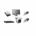 Kit IP 8 Canali 8MP + Cam Termica + HDD + 2 Cam IP + 1 Monitor 19 Hikvision