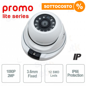 Caméra IP Dôme 2MP 1080P 3.6mm - Série Promo - Setik
