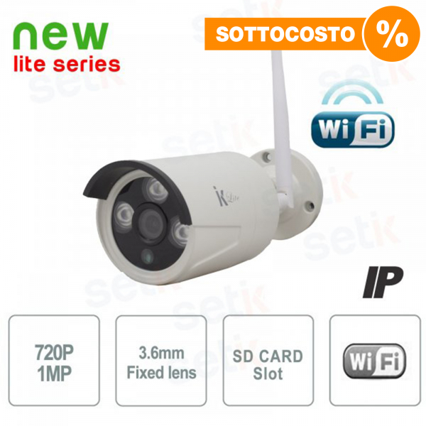 Standalone IP Kamera 1MP 3.6mm IR Wireless - Lite Serie - Setik