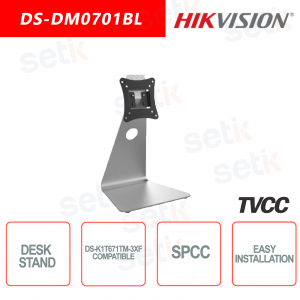 Hikvision Supporto da tavolo per DS-K1T671TM-3XF Controllo Accessi Terminale Misurazione Temperatura Rilevamento Mascherina