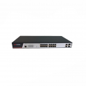 Hikvision Switch 16 PoE Ports 10/100 Mbps + 2 Ports Uplink Network sw