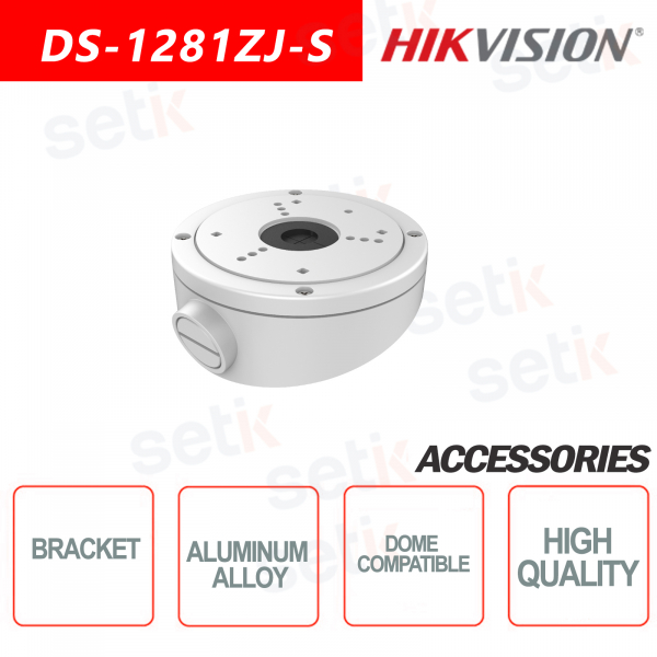 Ceiling junction box in aluminum for dome cameras - HIKVI