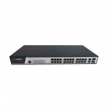 Hikvision Switch 24 PoE Ports 10/100 Mbps + 2 Ports Uplink Network sw