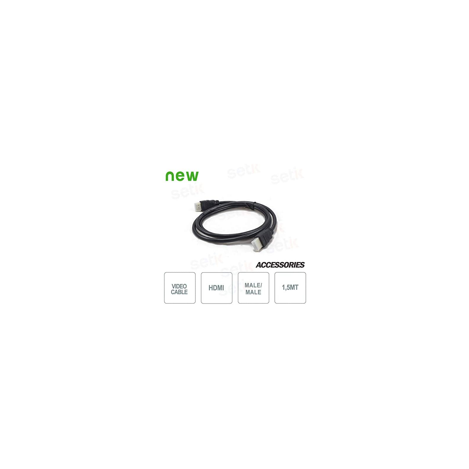1.5MTHDMI - HDMI Video Cable 1,5mt M/M - Setik.biz