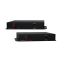 Signal Video Converter AHD/TVI/CVI - Optical Fiber 4-Channel - Setik