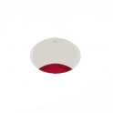 Sirène auto-alimentée avec corps blanc clignotant Rouge - AMC