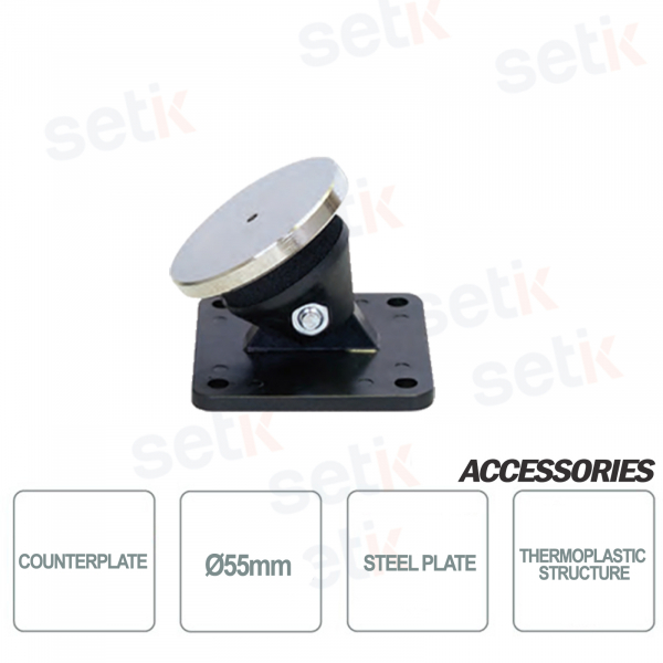 CSA Counterplate for electromagnetic stops 55mm