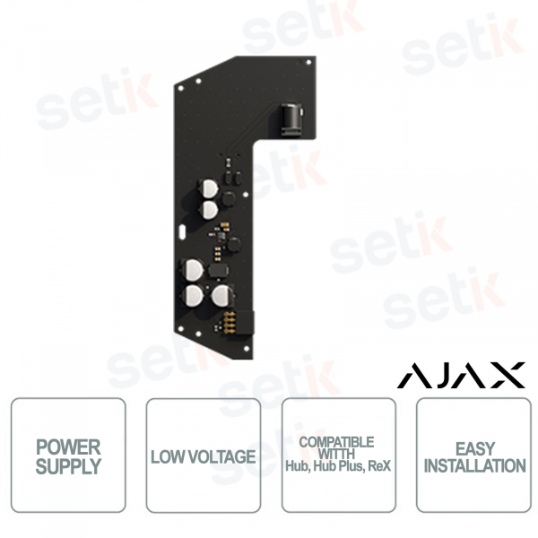 Alimentation Ajax 12V pour Hub/Hub Plus/ReX : alimentation basse tension pour Hub et ReX avec batterie.