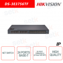Conmutador Hikvision de 24 puertos 10/100/1000 BaseT ~ 24 puertos 1000Base-X