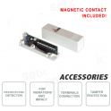 White piezoelectric sensor with contact - CSA