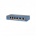 6 Port Hikvision Switch ~ 1 HI-PoE Port ~ 3 PoE Ports ~ 2 RJ45 Ports Network switch