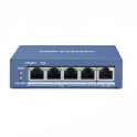 Hikvision DS-3E0505P-E/M | 4-Port 35W Gigabit PoE Switch for Networks and Video Surveillance