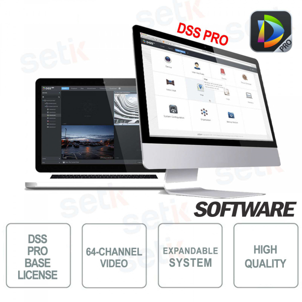 VMS Dahua Software DSS PRO Basislizenz V8