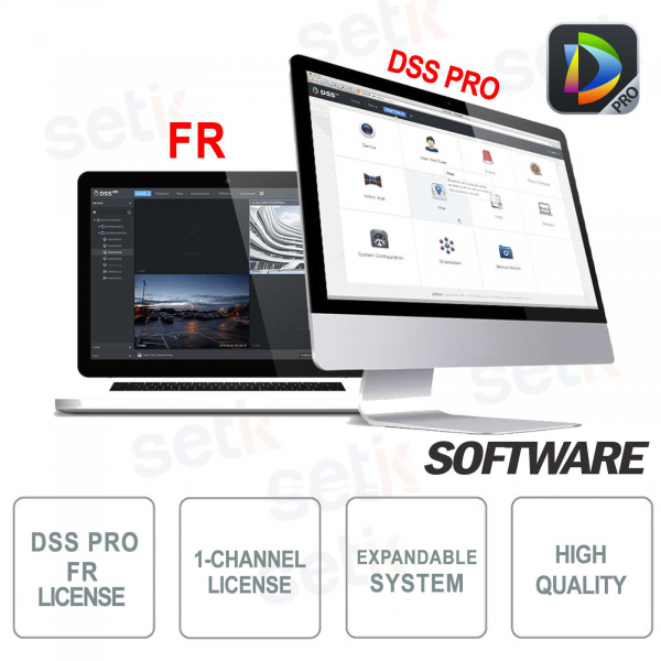 VMS Dahua Software DSS PRO Licenza Riconoscimento Facciale