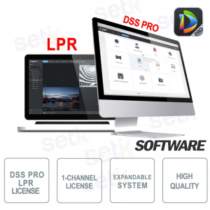 VMS Dahua Software DSS PRO Licenza Lettura Targhe