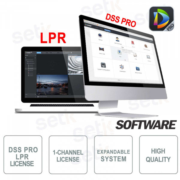 VMS Dahua Software Licence de lecture de plaque d'immatriculation DSS