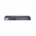 Commutateur Hikvision 26 ports ~ Port PoE 24 Gigabit ~ Port fibre optique 1 Gigabit SFP ~ Commutateur réseau 1 Port RJ45 Gigabit