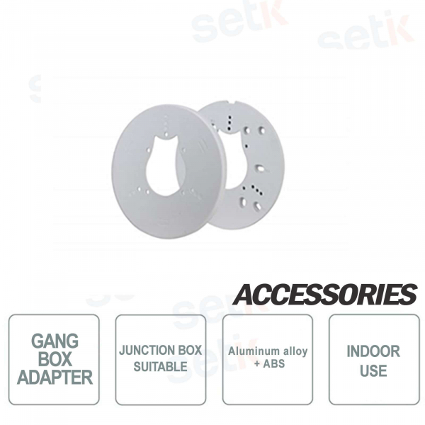 Adapter for false ceiling junction boxes - D