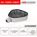 Caja de conexiones Hikvision de aleación de aluminio para cámaras domo Carga máxima 4.5KG