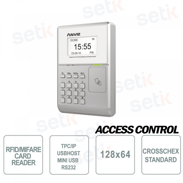 RFID-Anwesenheits- und Zugangskontrollterminal EM PASSWORD DISPLAY Anviz