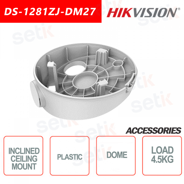 Hikvision Kunststoff-Deckenhalterung für Kuppelkameras Maximale Belastung 4,5 kg