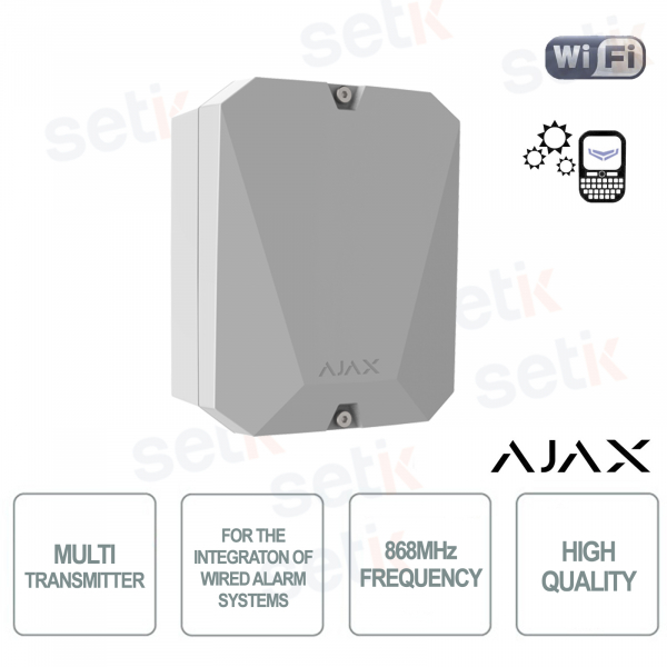 Ajax Multitransmitter Modulo trasmettitore via Radio Universale 868MHz