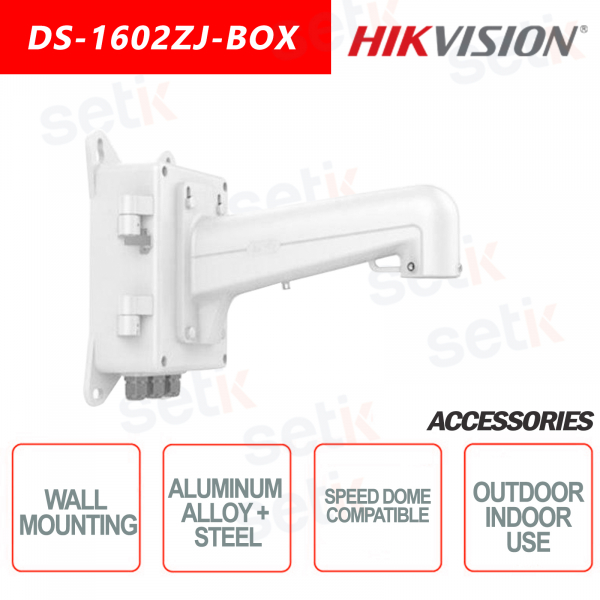 Hikvision Wandhalterung aus Aluminiumlegierung und Stahl für den Innen- und Außenbereich für Speed Dome-Kameras