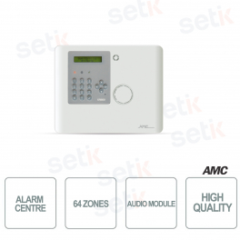 Central alarm wireless AMC 64 zones with video verification