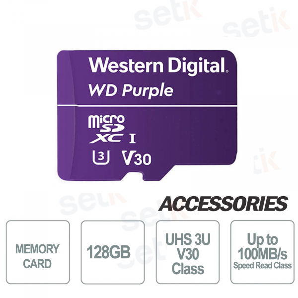 MicroSDXC Western Digital 128 GB Klasse 3 UHS U3 V30