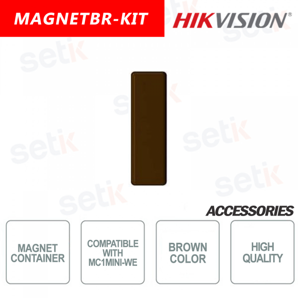 10x Brown Magnet Case for MC1MINI-WE - Pyronix Hikvision