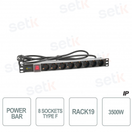 Pulsar 8-Sockel Typ / F Power Bar