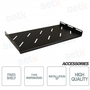 Fixed steel support surface for RACK wardrobe