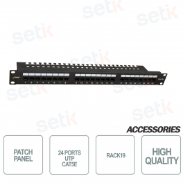 Patch Panel Pulsar 24 Anschlüsse