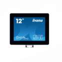 Monitor de pantalla táctil LED Prolite de 12" Tecnología de panel táctil IPS IIYAMA