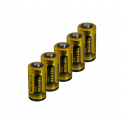 Pack Batteria CR123A Batterie Universali 5 Pezzi Compatibili con Ajax