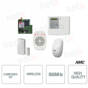 Kit with 1 Control unit XR800V + IF800 + CM800 + TR800-WG + XGPRS - AMC