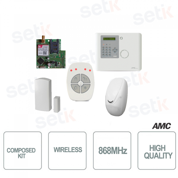 Kit avec 1 Unité de contrôle XR800V + IF800 + CM800 + TR800-WG + XGPRS - AMC
