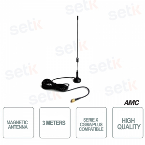 Antena AMC de 3 metros para serie Cgsm / Plus y Serie x