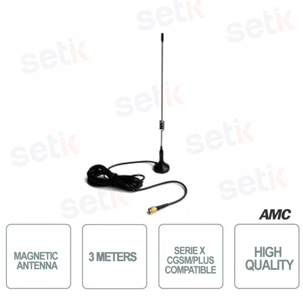 AMC antenna 1 metro per serie Cgsm/Plus e Serie x