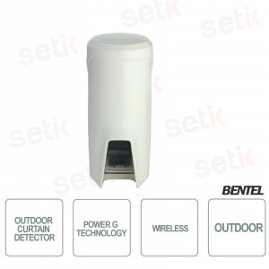 Vorhangdetektor für den Außenbereich mit Bentel Power G-Technologie - IP55