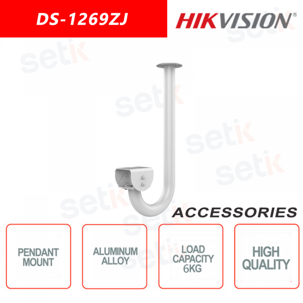 Hikvision Pendant support in aluminum alloy for cameras