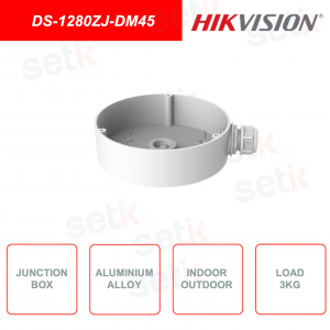 Caja de conexiones Hikvision en aleación de aluminio