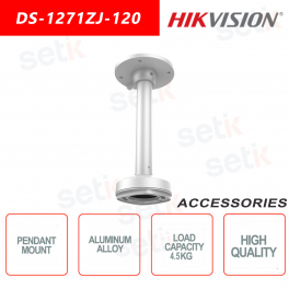 Hikvision supporto pendente in lega di alluminio per telecamere mini dome
