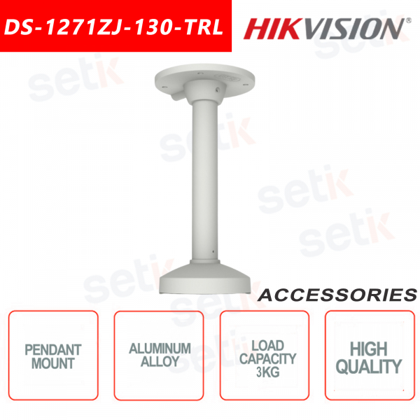 Hikvision pendant mount in aluminum alloy for turret cameras