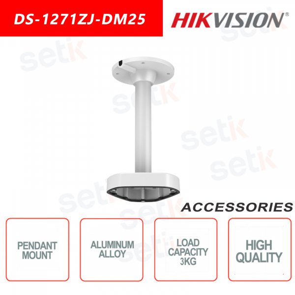 Hikvision aluminum alloy pendant mount for fisheye cameras