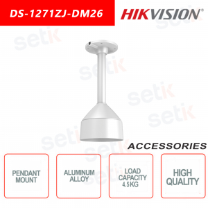 Soporte colgante Hikvision en aleación de aluminio para cámaras domo