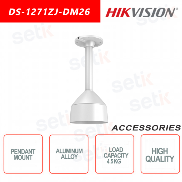 Hikvision supporto pendente in lega di alluminio per telecamere Dome