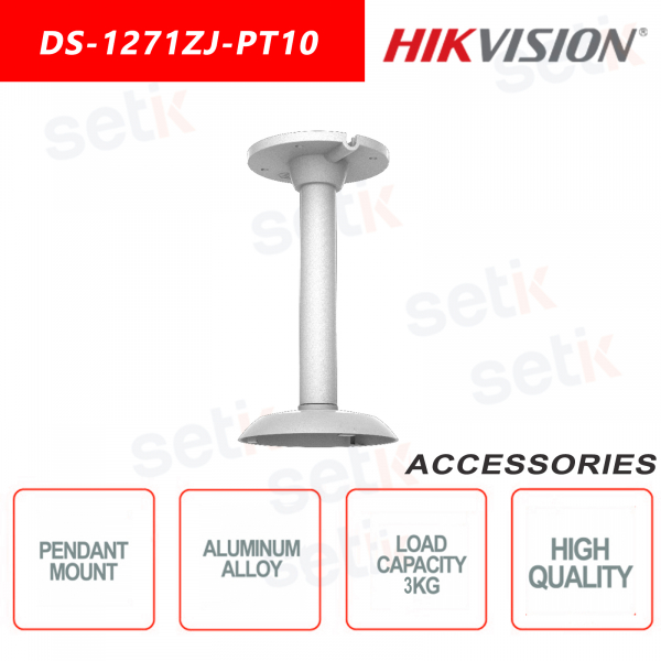 Hikvision pendant mount in aluminum alloy for cameras