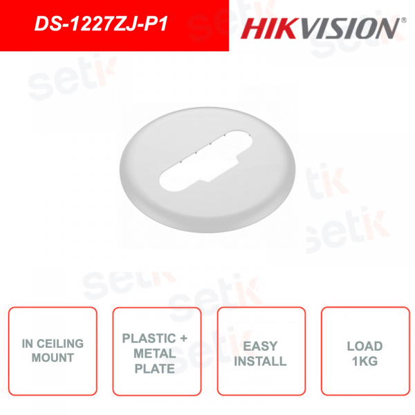 Ceiling support for mounting HIKVISION DS-1227ZJ-P1 video surveillance cameras