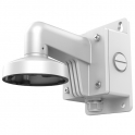 Aluminum Dome Camera Wall Mount Bracket with Junction Box - Hikvision